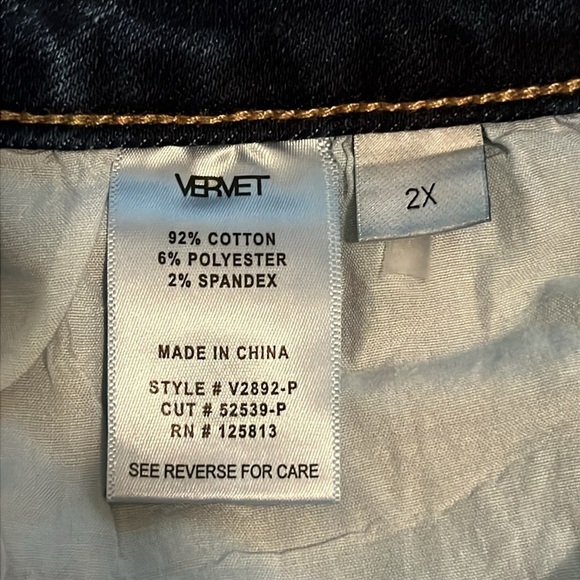 Vervet By Flying Monkey High Rise Shorts Size 2X - Picture 9 of 16